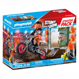 Playmobil Starterpack Stuntshow Motor With Fire Wall 71256