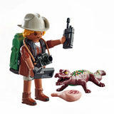 Playmobil Special Researcher avec Young Caiman 71168