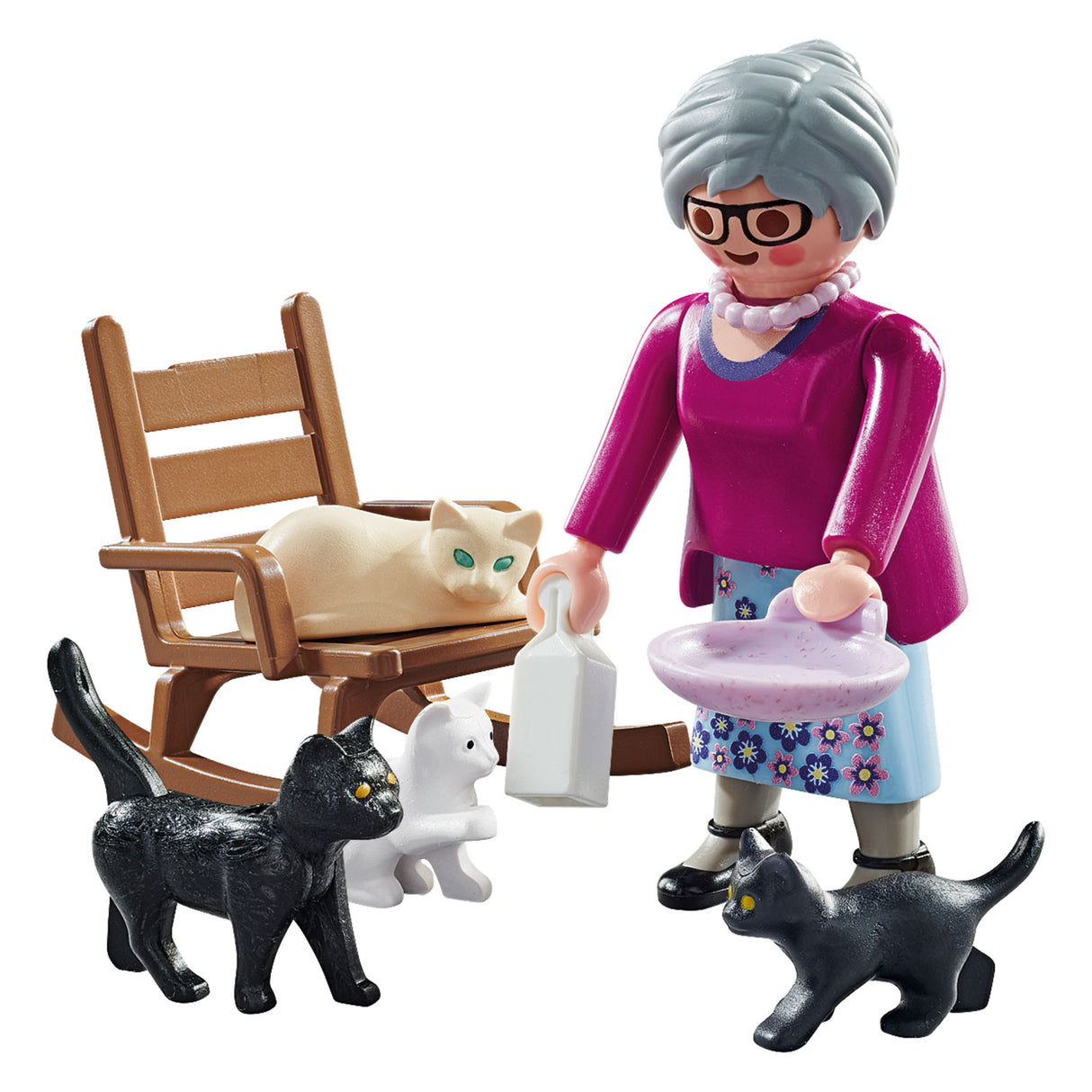 Playmobil Specials Oma met Katten 71172