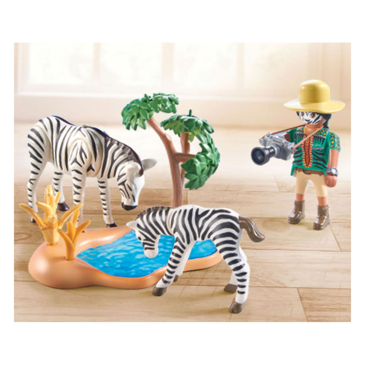 PlayMobil Wiltopia en el camino con el fotógrafo de animales 71295