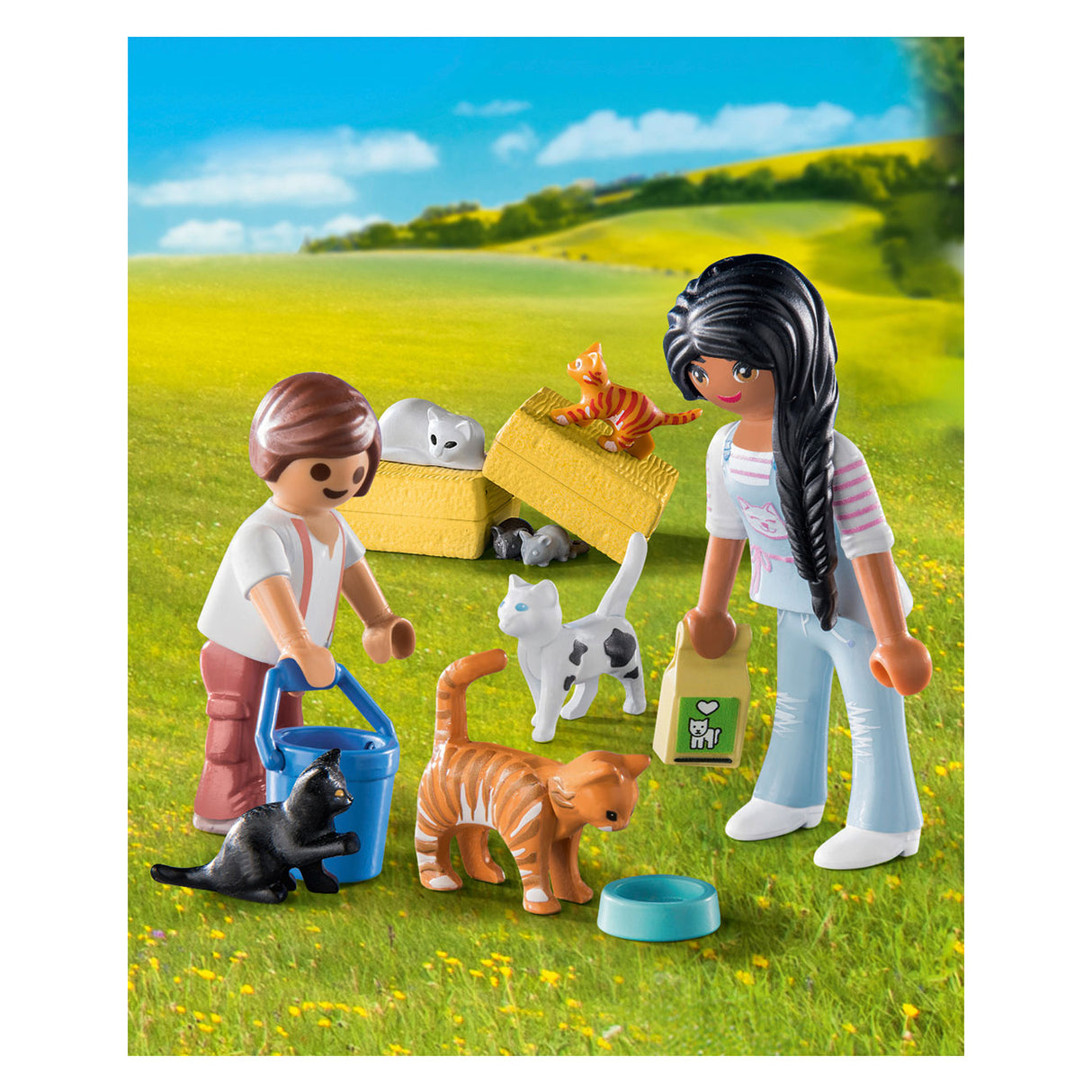 Playmobil Country Cat družina 71309