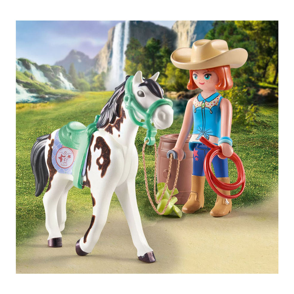 Cavalli da gioco o cascata Ellie e segatura set 71358