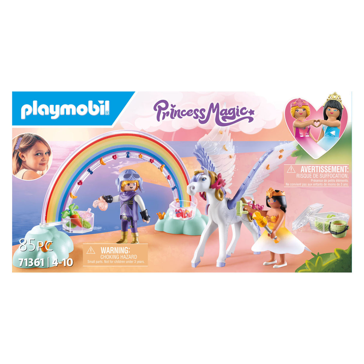 Playmobil -Prinzessin Pegasus mit Regenbogen 71361