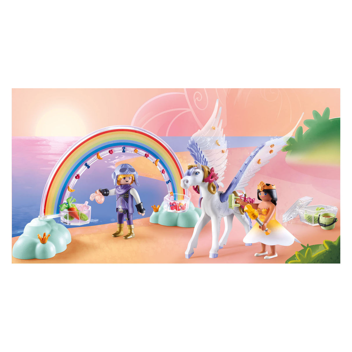 Playmobil -Prinzessin Pegasus mit Regenbogen 71361