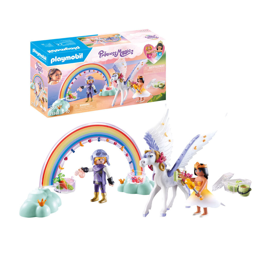 Playmobil -Prinzessin Pegasus mit Regenbogen 71361