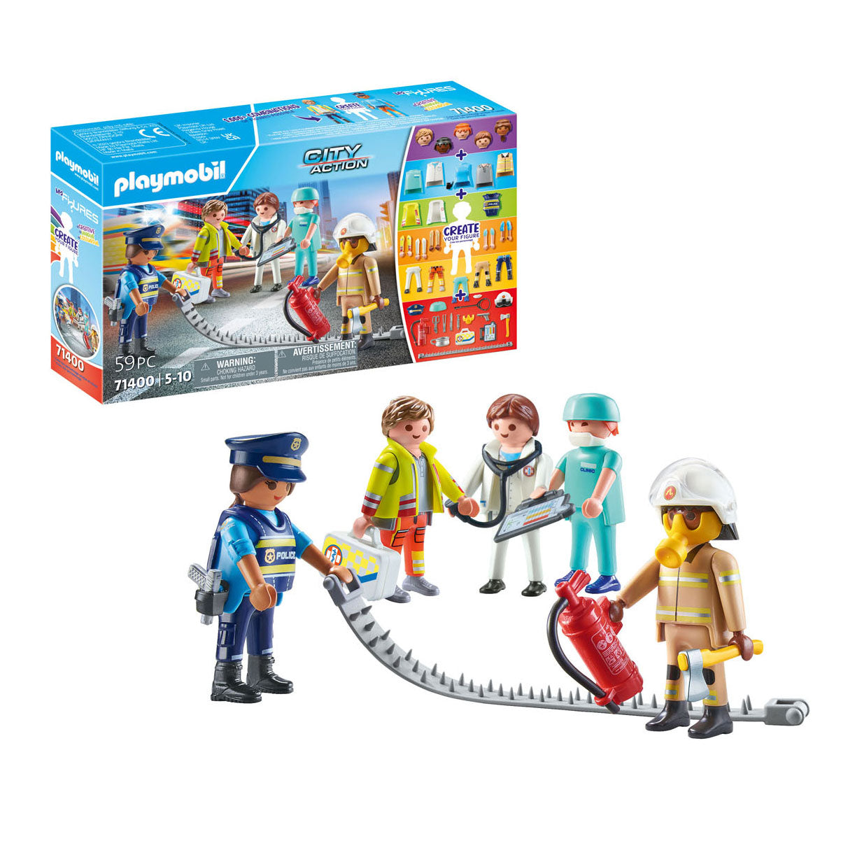 Playmobil City Action Mina siffror: Rescue Mission 71400