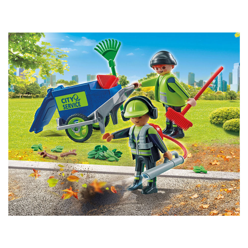 Playmobil City Action Figur Set Cleaning Team 71434