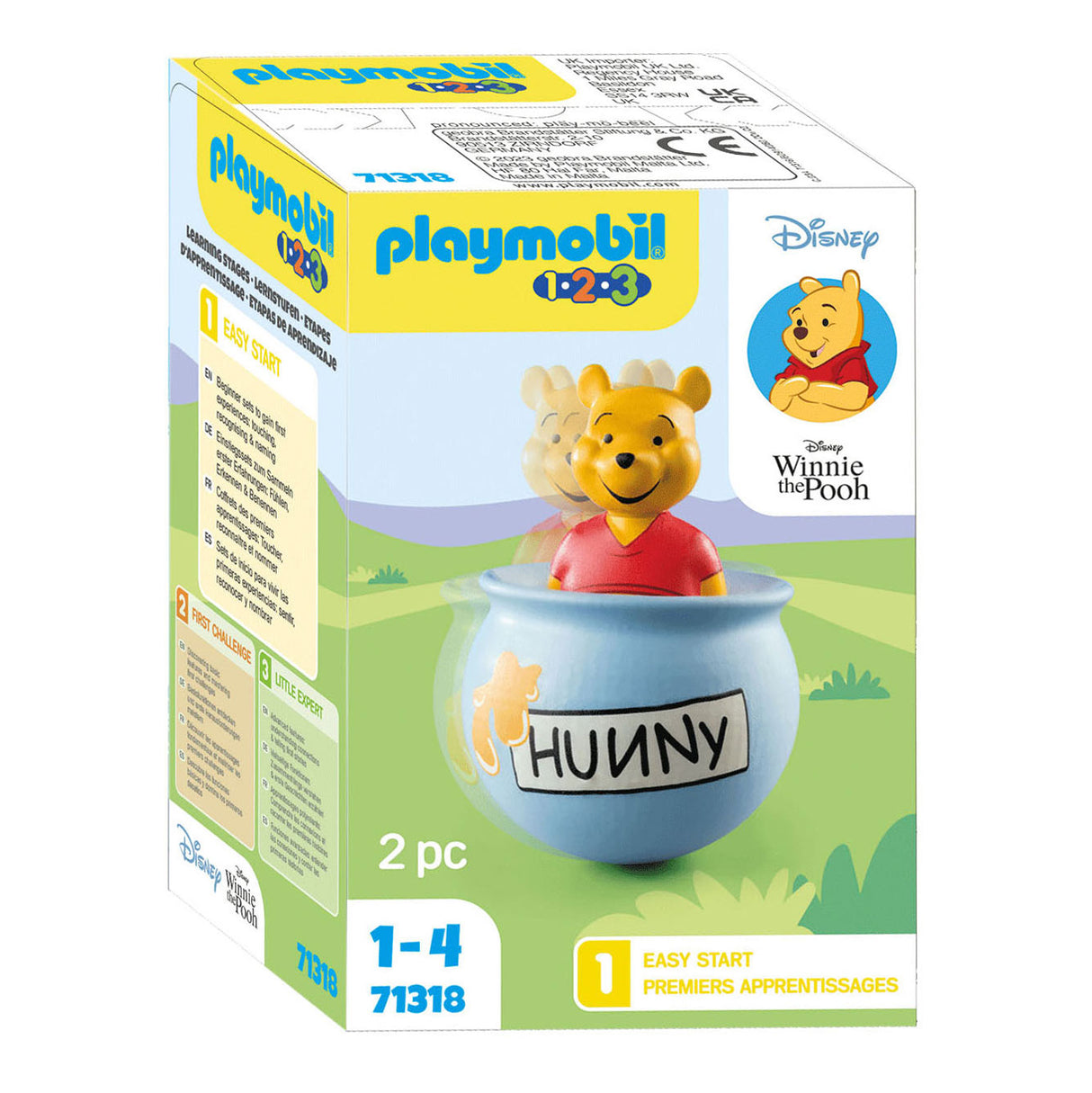 Playmobil 1.2.3. Pooh Honingpot 71318