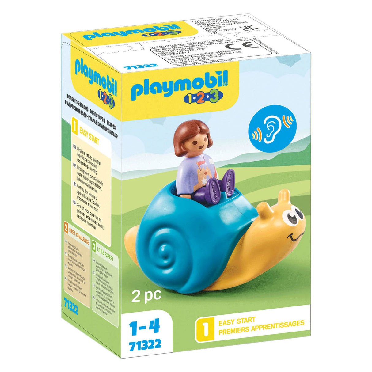 Playmobil 1.2.3. Swinging snail 71322