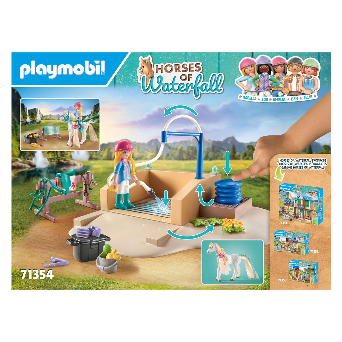 Playmobil Horses or Waterfall Isabella and Leeuwin Speelset 71354