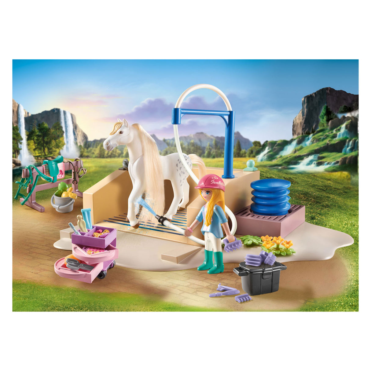 Playmobil Horses or Waterfall Isabella and Leeuwin Speelset 71354