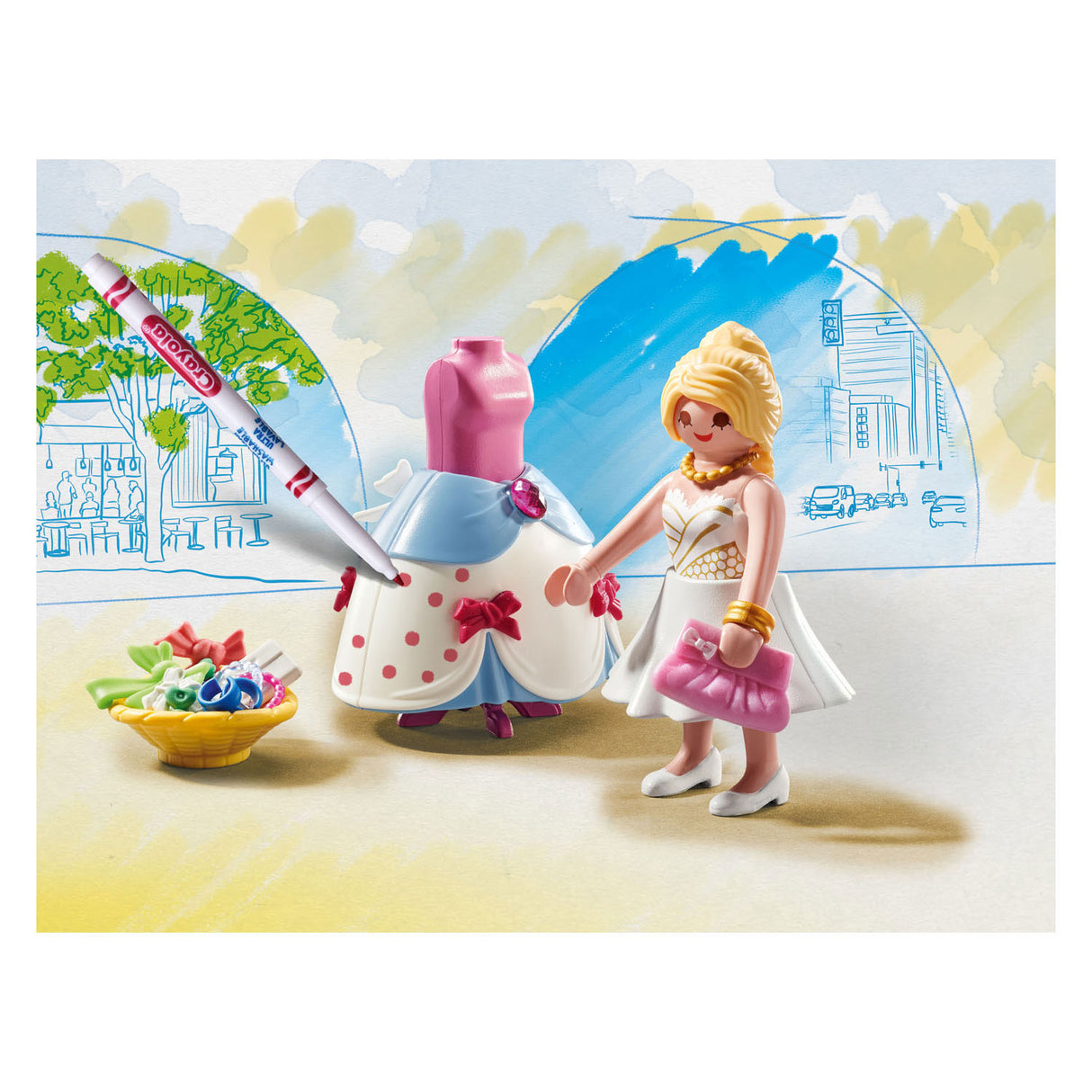 Playmobil Color Fashionable Dress 71374