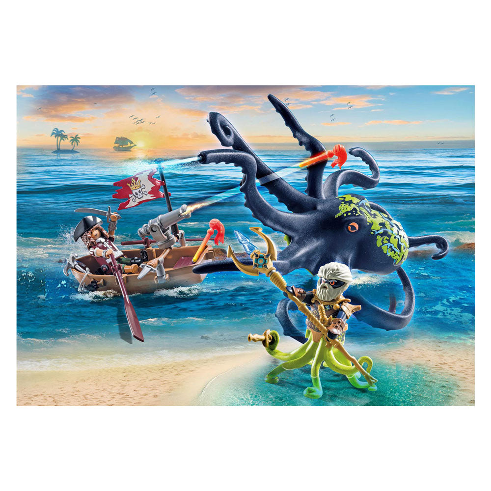 I pirati Playmobil combattono contro il gigante OoCtopus 71419