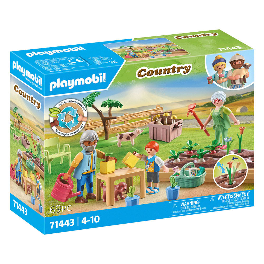 Playmobil Country idilični zelenjavni vrt pri starih starših 71443