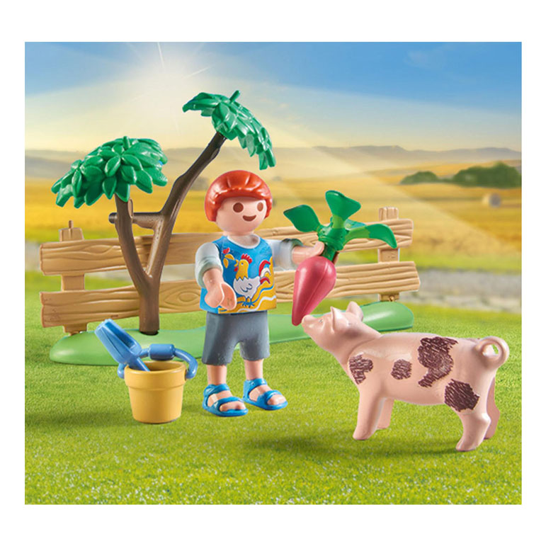 Playmobil Country idilični zelenjavni vrt pri starih starših 71443