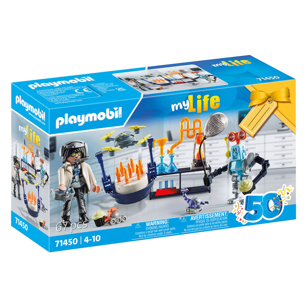 Playmobil My Life Researchers with robots 71450