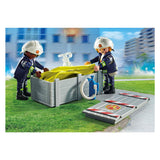 Playmobil Action Heroes Feuerwehrleute mit Luftkissen 71465