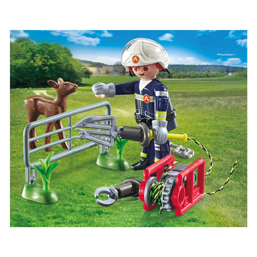 Playmobil Action Heroes Animal Protection fire brigade 71467