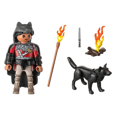 Playmobil -Specials Krijger mit Wolf 71482