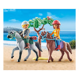 Country Playmobil che cavalca in spiaggia con Amelia e Ben 71470