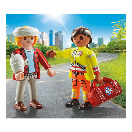 Playmobil Paramedicus met Patient 71506