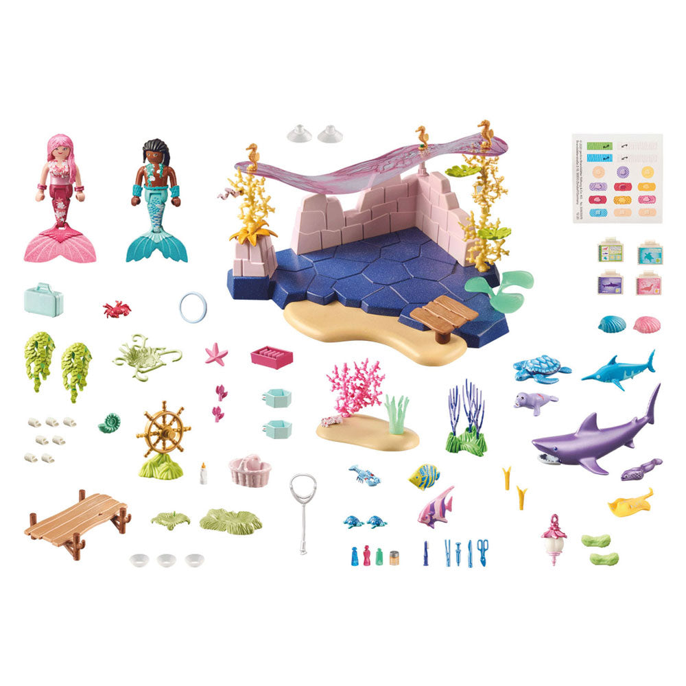 PlayMobile Prinzessin Mermaid Déierenzëmmer 71499