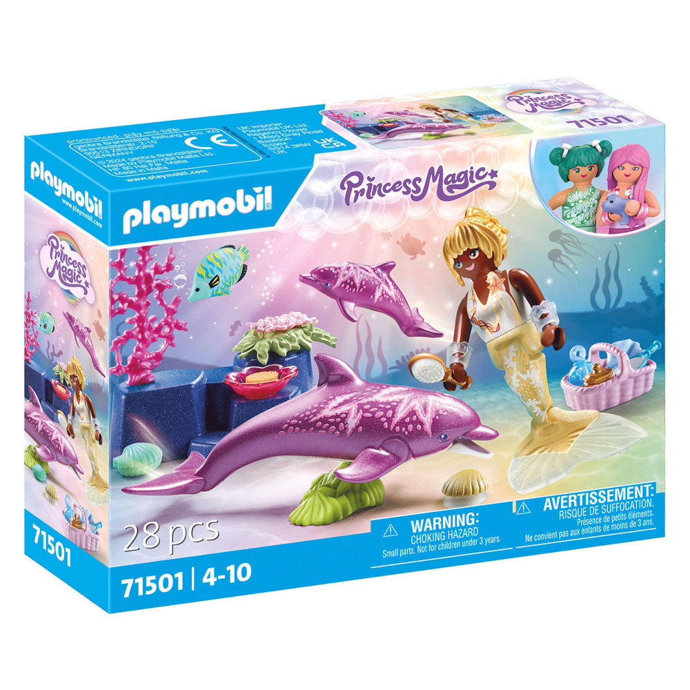 Playmobil princesse sirène avec des dauphins 71501