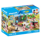 Playmobil MyLife Liten Chicken Farm i trädgården i den