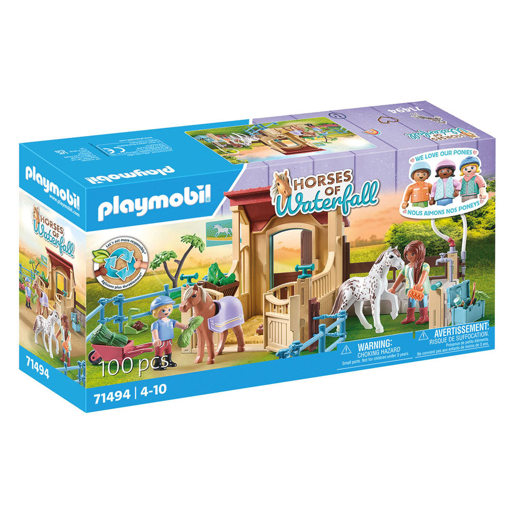 Playmobil hester av fossefall MANGE 71494