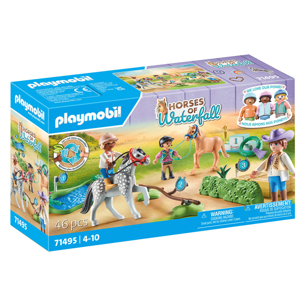 Playmobil Horses ali Waterfall Pony turnir 71495