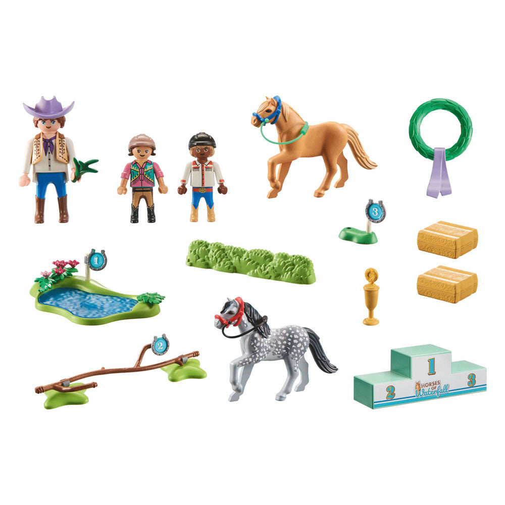 Playmobil Horses ali Waterfall Pony turnir 71495