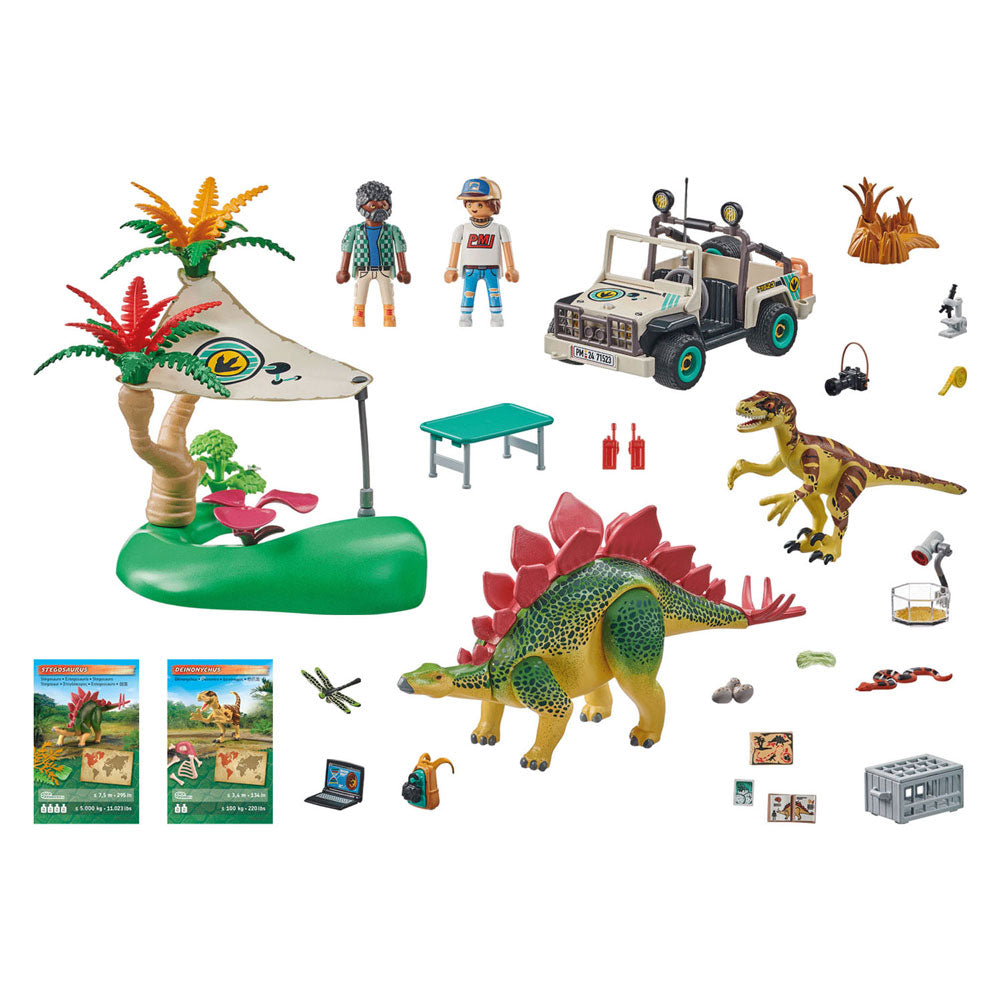 Raziskovalna postaja Playmobil Dinos z dinozavri