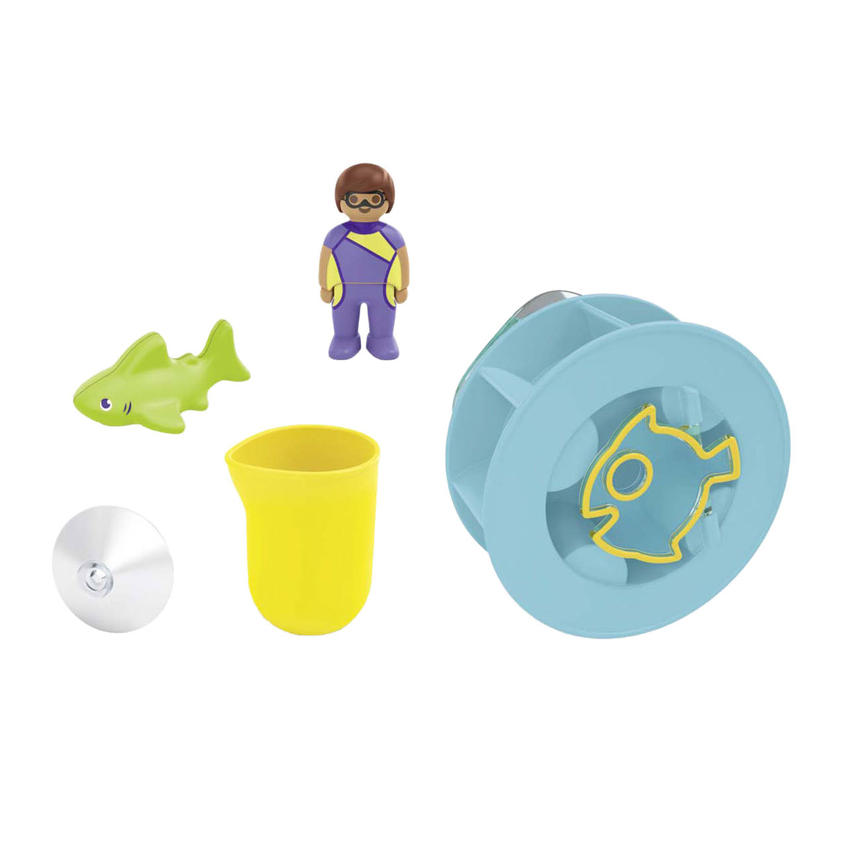 Playmobil Junior Wasserwirbelrad mit Babyhai – 71688