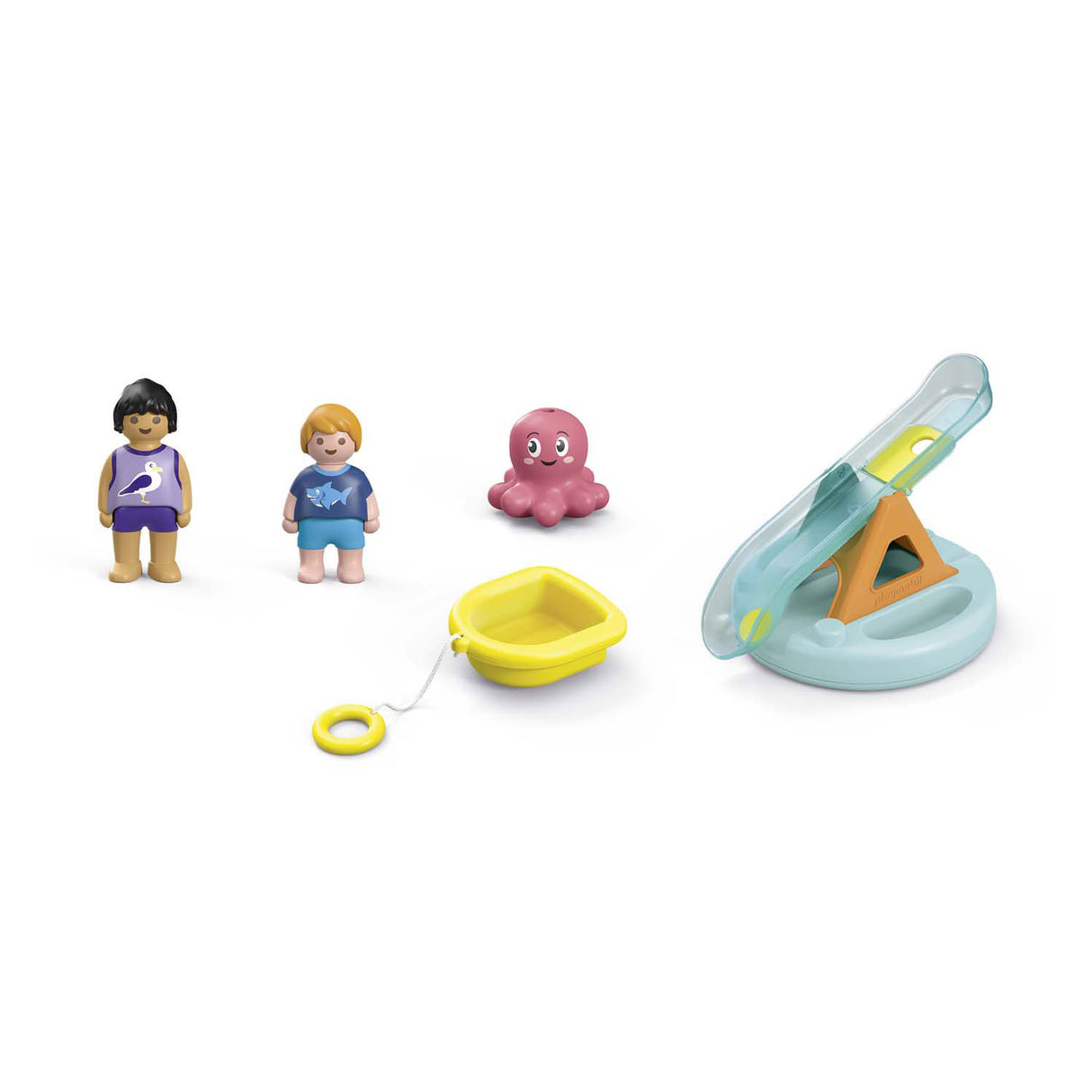 Playmobil Junior-Schwimminsel mit Wasserrutsche – 71687