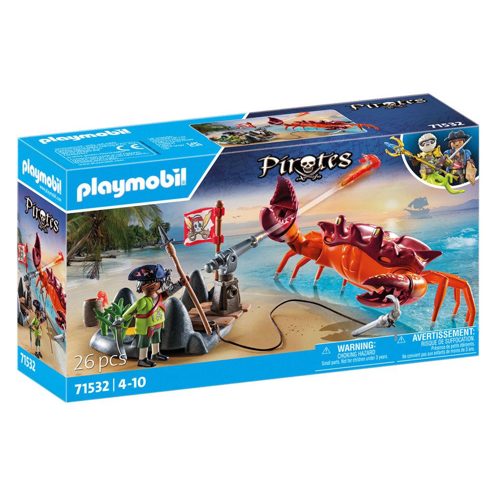 Playmobil Pirates bojují proti gigantickému krabu 71532