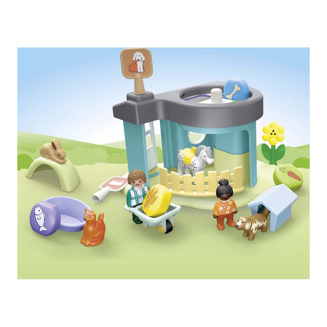 Playmobil 71690 Junior-Tierpension mit automatischem Futterspender