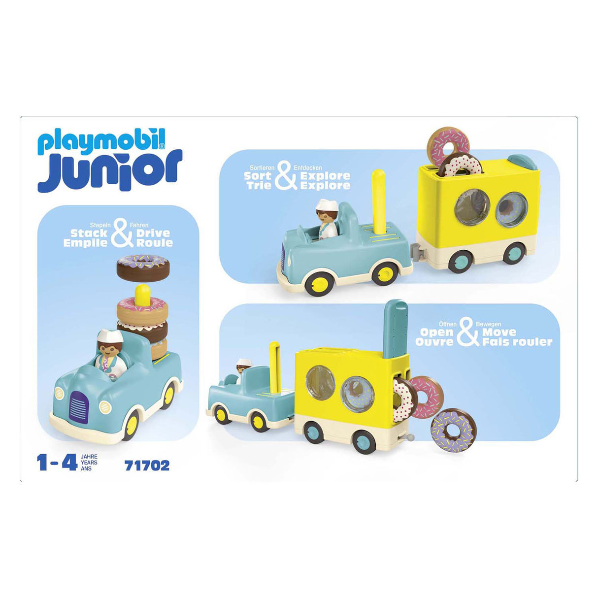 Playmobil junior donut truck 71702