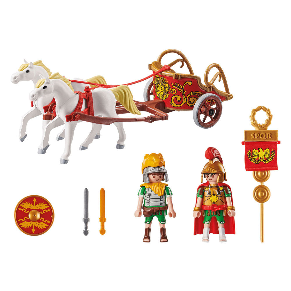 Playmobil Asterix: Roman chariot 71543