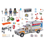 Reševalno vozilo Playmobil Action Heroes: ameriška ambulanta 70936