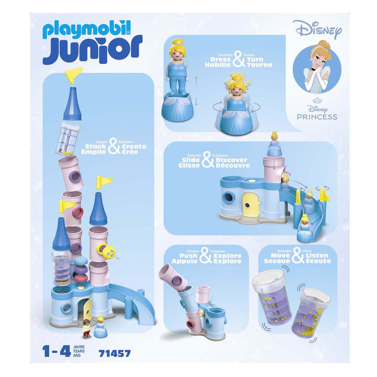 PlayMobil Junior Disney Cinderella Cinella - 71457