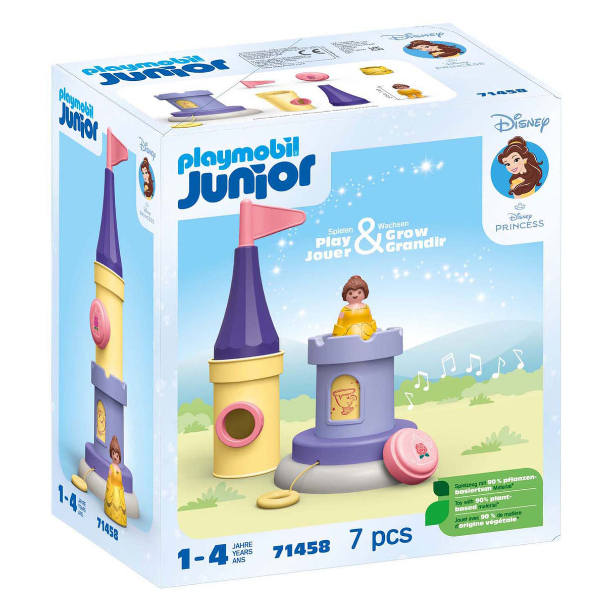 Playmobil Junior Disney Belles Spielturm mit Melodie – 71458