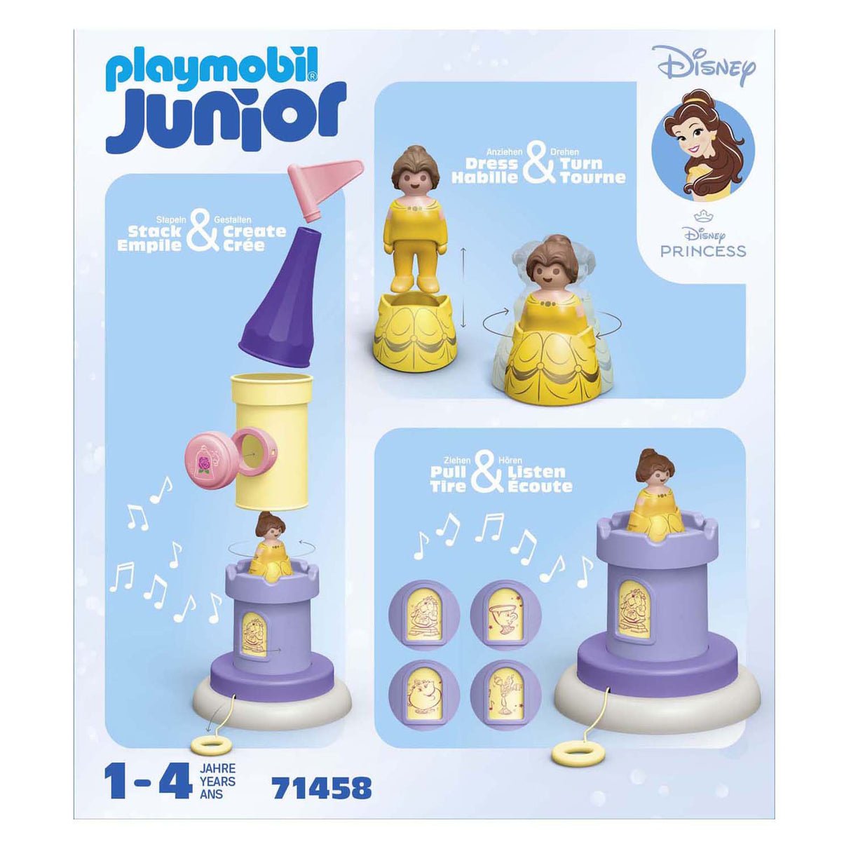 PlayMobil Junior Disney Boll sengem Spill Tuerm mat Melody - 71458