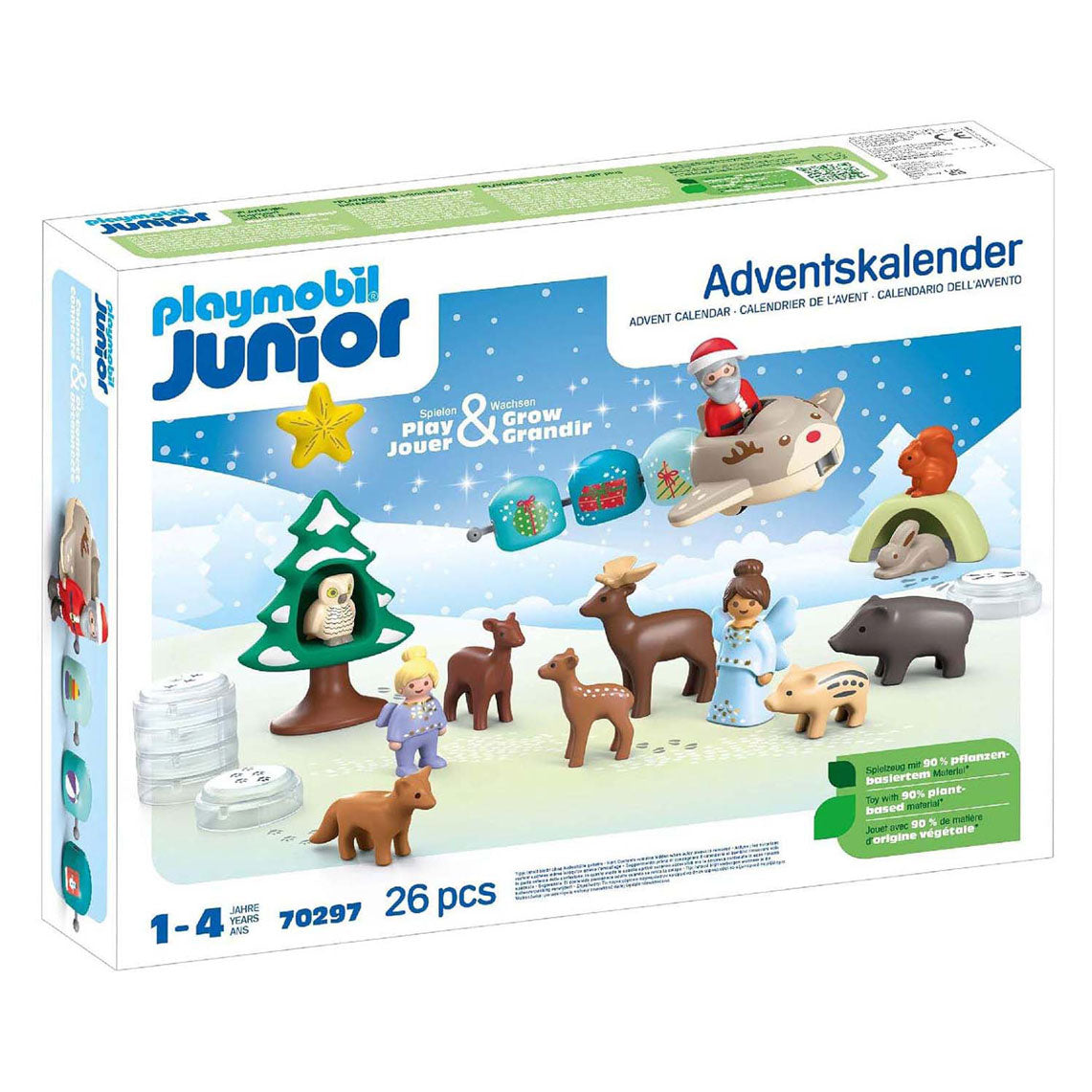 Playmobil Junior Advent Calendar White Christmas 70297