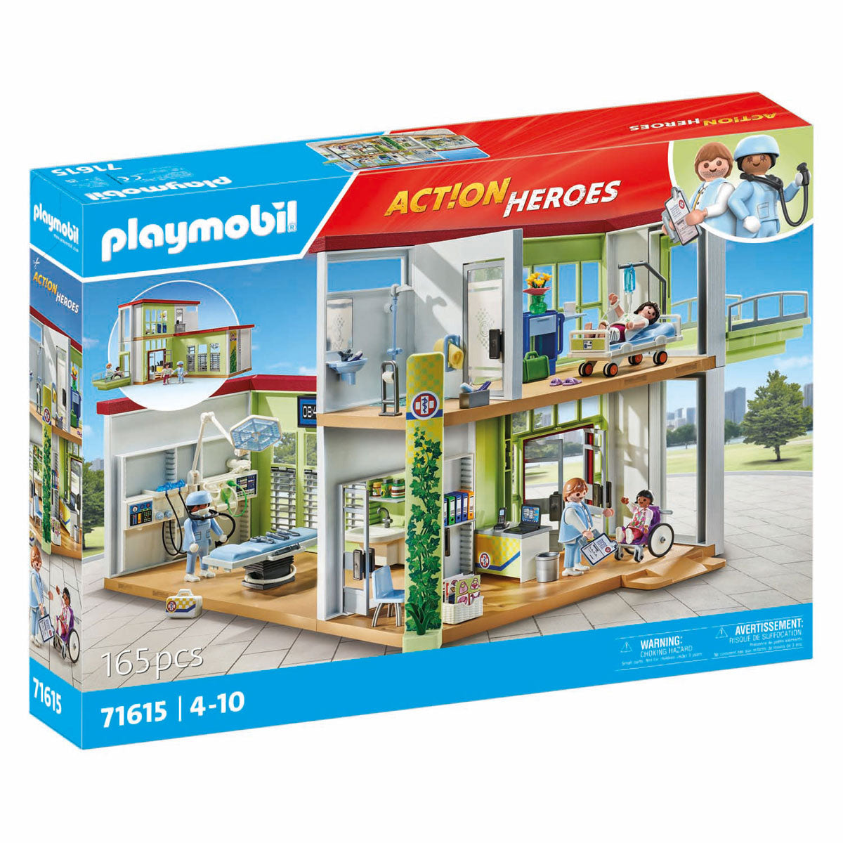 Playmobil Action Heroes Nova bolnišnica 71615