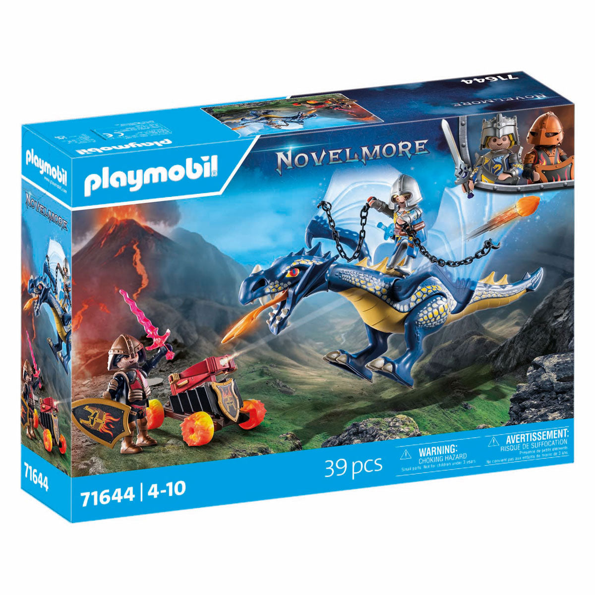 Playmobil Novelmore Monitoraggio del Dragon Gold - 71644