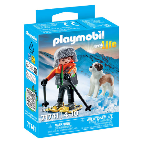 Playmobil my life wandelaar met sint bernard - 71741