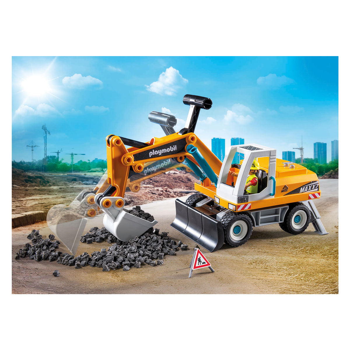 Playmobil Actionhelden Großbagger 71749