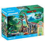 Playmobil Dinos Brachiosaurus mit Hovercraft 71819