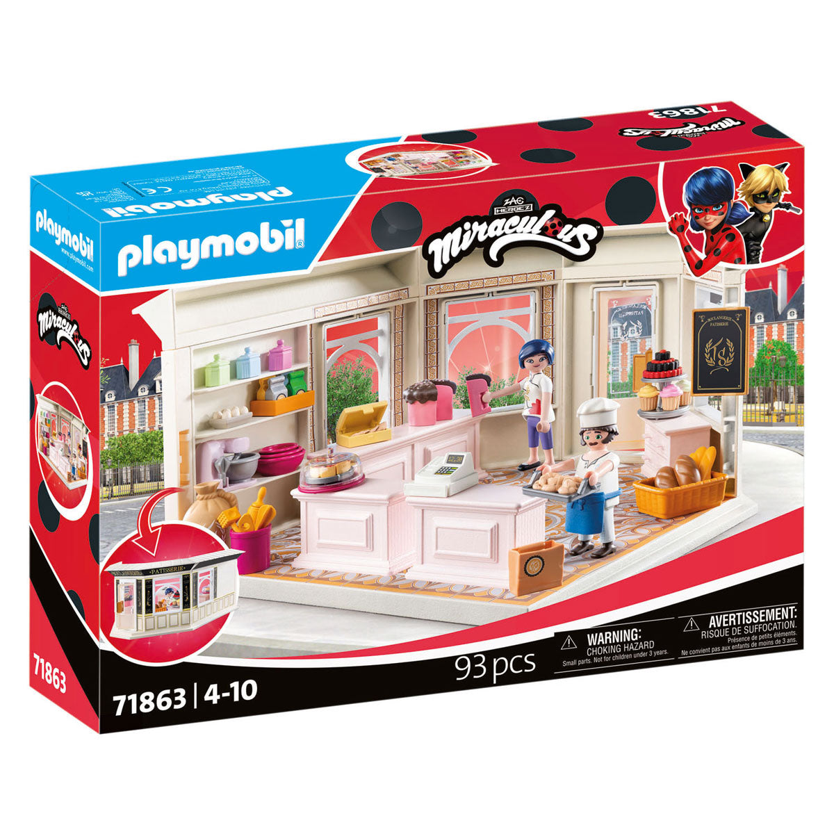 Playmobil Miraculous Französische Bäckerei -71863