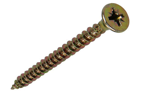 Mack 1017988 - spaanplaatschroef vz kop geelverz. 25st 5,0 x 50 mm | 5 stuks